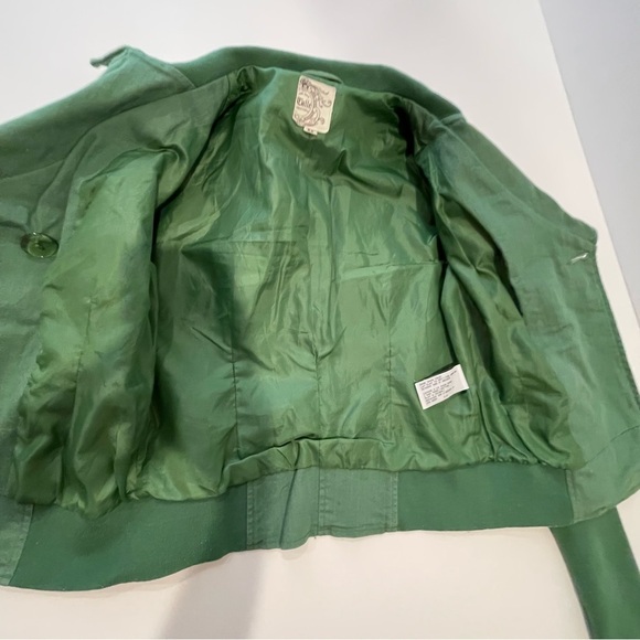 Anthropologie Tulle Green Jacket Size M - Picture 8 of 17